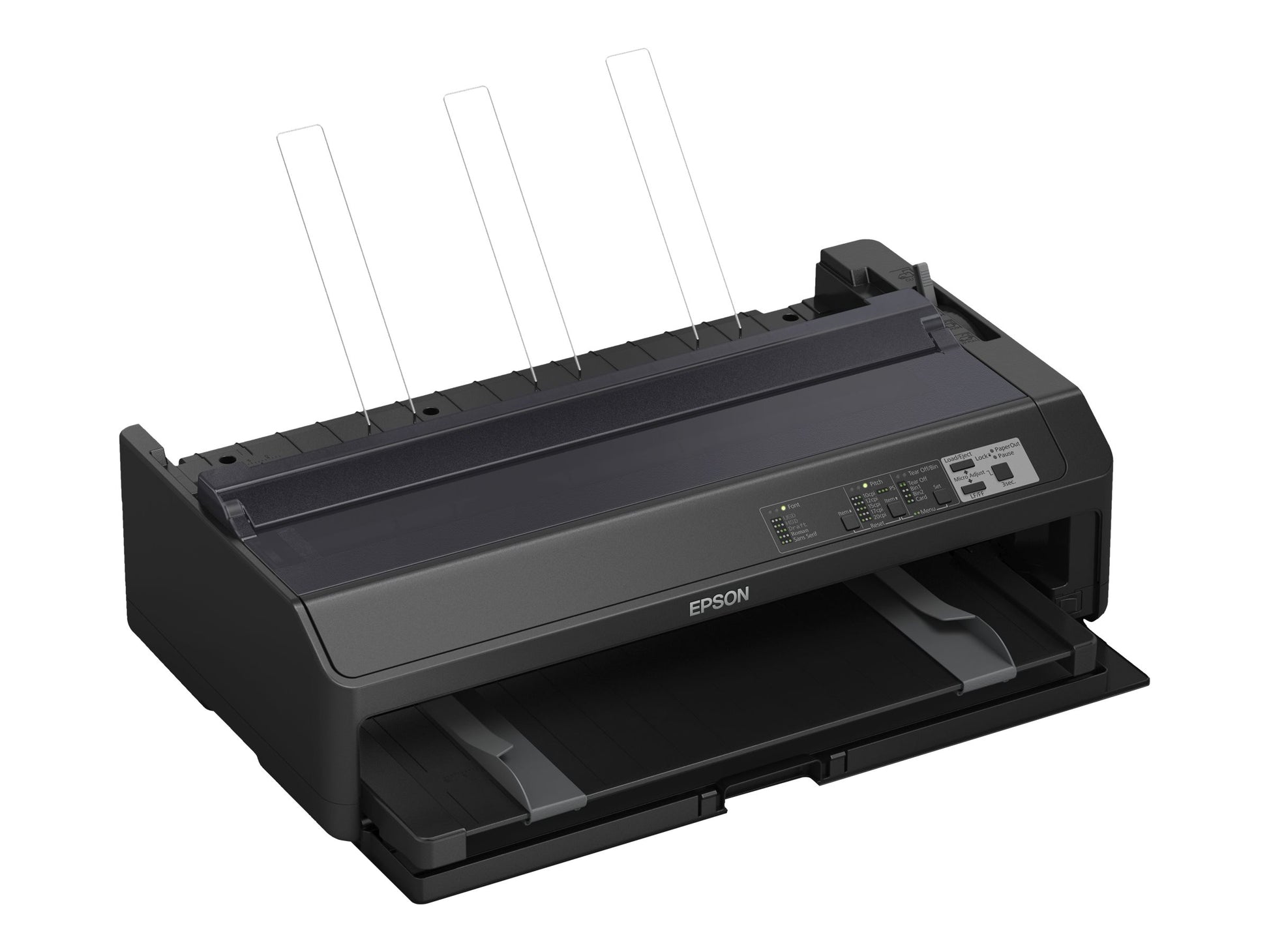 Epson FX 2190II - Impresora - B/N - matriz de puntos - Rollo (21,6 cm), 406,4 mm (anchura), 420 x 364 mm - 240 x 144 ppp - 9 espiga - hasta 738 caracteres/segundo - paralelo, USB 2.0-1