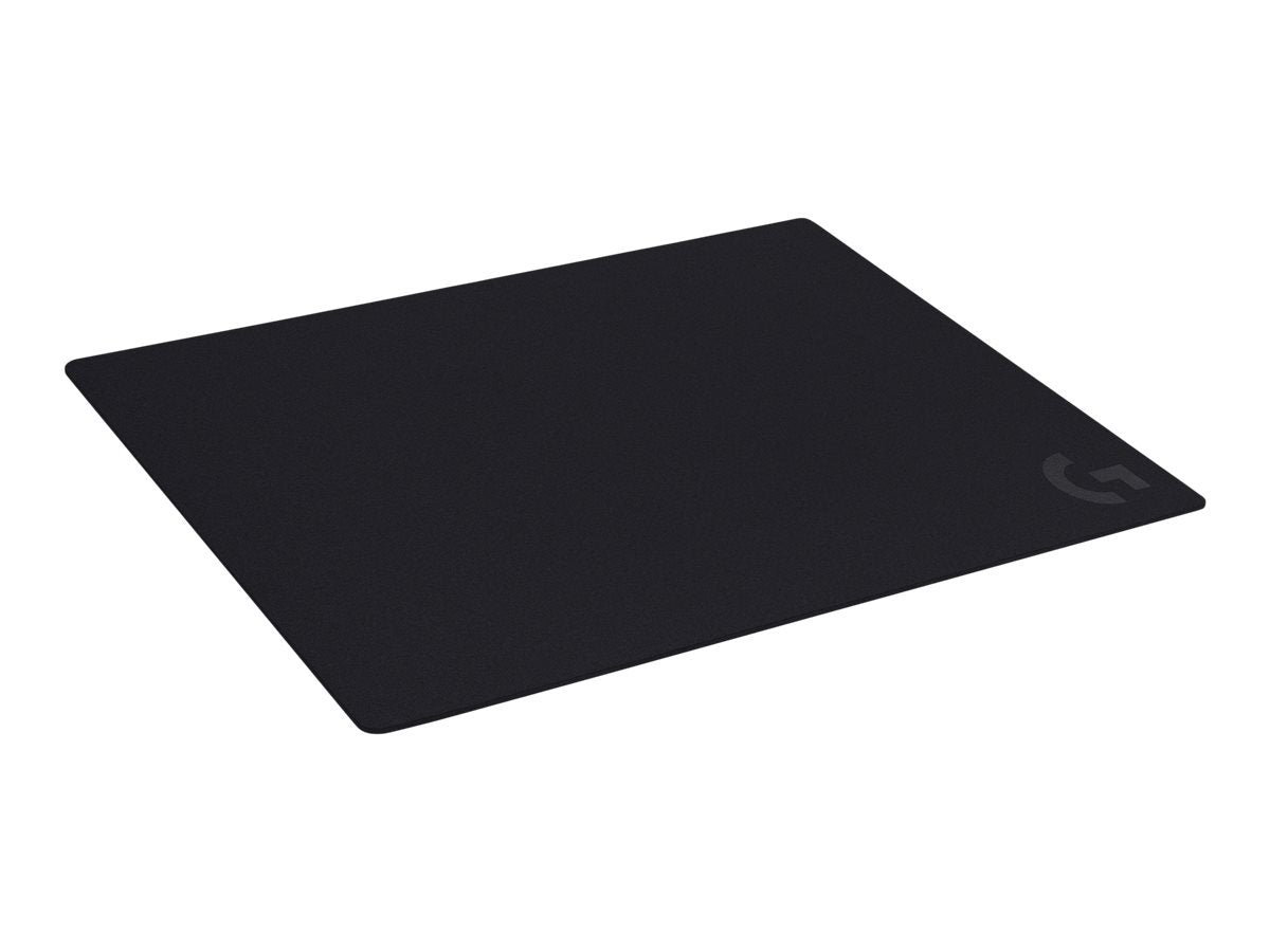 Logitech G G640 Large Cloth Gaming Mouse Pad, Optimized for Gaming Sensors, Moderate Surface Friction, Non-Slip Mouse Mat, Mac and PC Gaming Accessories, 460 x 600 x 3 mm; - Alfombrilla de ratón - negro