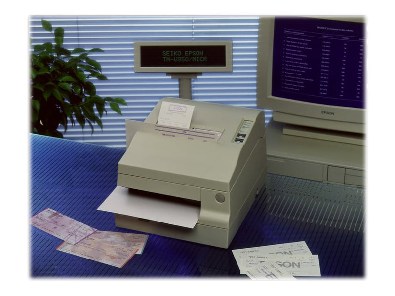 Epson TM U950 - Impresora de recibos - matriz de puntos - A4 - 16,7 cpp - 9 espiga - hasta 311 caracteres/segundo - serial - blanco frío-3
