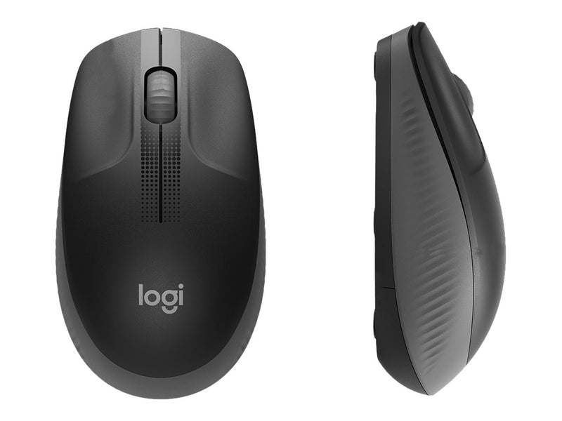 Logitech M190 - Ratón - óptico - 3 botones - inalámbrico - receptor inalámbrico USB - carbón-8