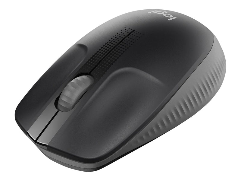 Logitech M190 - Ratón - óptico - 3 botones - inalámbrico - receptor inalámbrico USB - carbón-10
