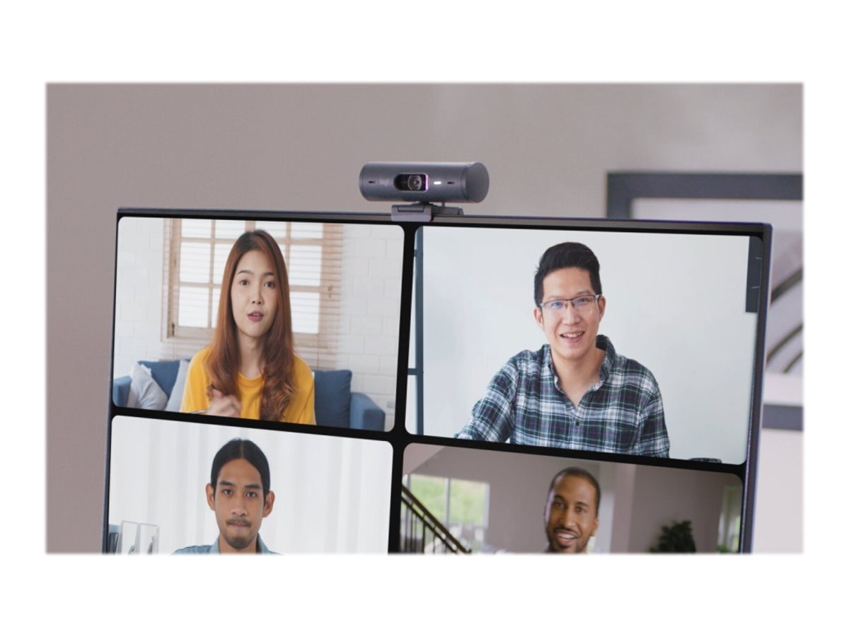 Logitech BRIO 500 - Webcam - color - 4 MP - 1920 x 1080 - 1080p, 720p - audio - USB-C
