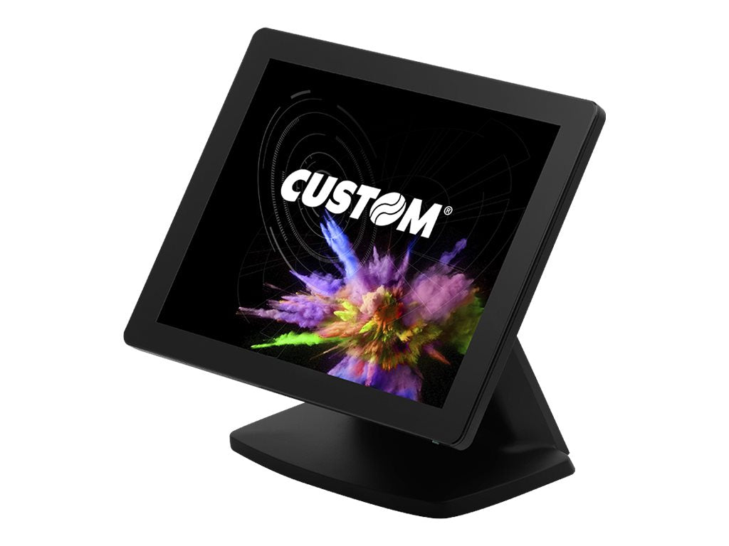 Custom PCPOS PATH15 - Todo en uno - 1 x Celeron J1900 / hasta 2.42 GHz - RAM 4 GB - SSD 128 GB - HD Graphics - Win 10 IoT, 64 bits - monitor: LCD 15" 1024 x 768 (XGA) pantalla táctil
