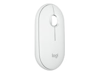 Logitech Pebble Mouse 2 M350s - Ratón - óptico - 3 botones - inalámbrico - Bluetooth - blanco-2