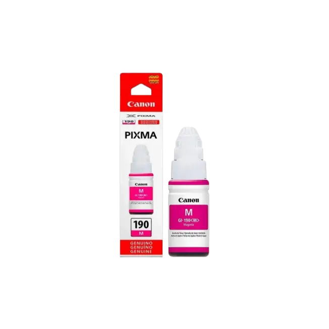 TINTA PARA IMPRESORA GI-190 M 70ML COLOR MAGENTA CANON