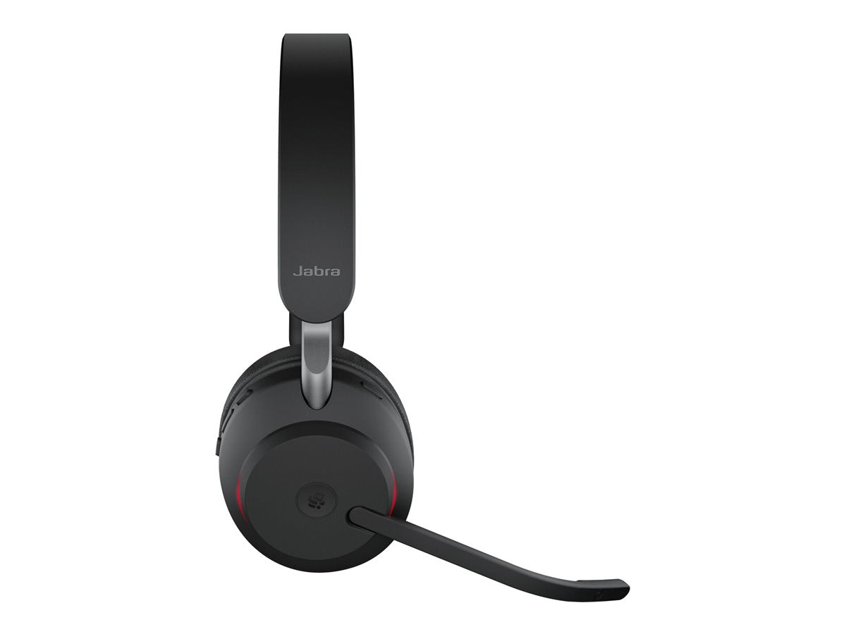 Jabra Evolve2 65 MS Stereo - Auricular - en oreja - Bluetooth - inalámbrico - USB-A - aislamiento de ruido - negro - Certificado para Equipos de Microsoft-1