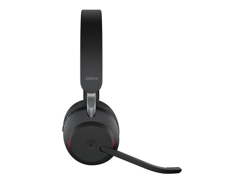 Jabra Evolve2 65 MS Stereo - Auricular - en oreja - Bluetooth - inalámbrico - USB-A - aislamiento de ruido - negro - Certificado para Equipos de Microsoft-1