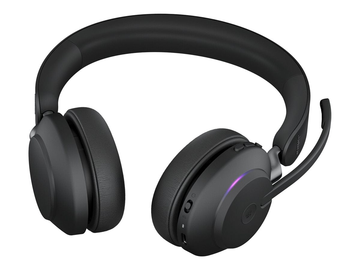 Jabra Evolve2 65 MS Stereo - Auricular - en oreja - Bluetooth - inalámbrico - USB-A - aislamiento de ruido - negro - Certificado para Equipos de Microsoft-5