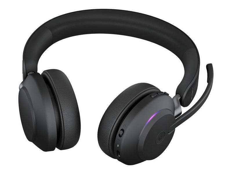 Jabra Evolve2 65 MS Stereo - Auricular - en oreja - Bluetooth - inalámbrico - USB-A - aislamiento de ruido - negro - Certificado para Equipos de Microsoft-5