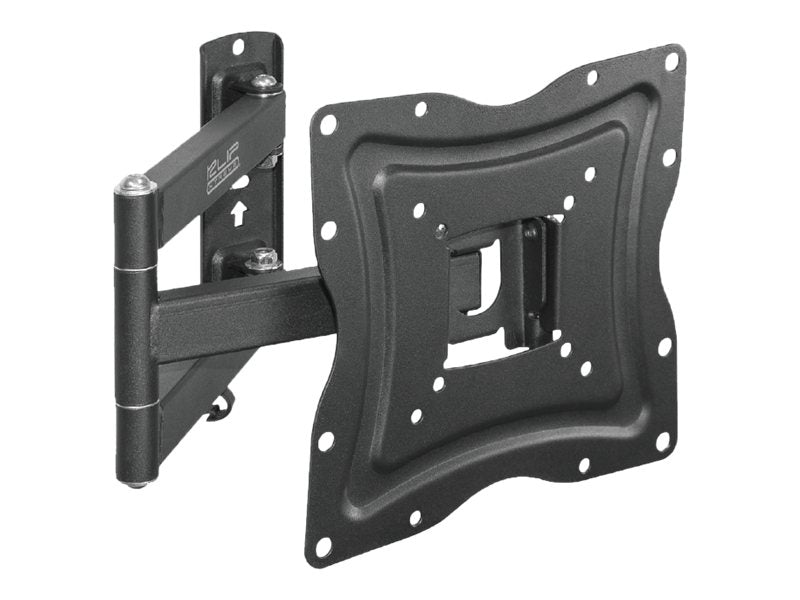 Klip Xtreme KPM-875 - Kit de montaje (placa de contacto, soporte para montaje en pared, brazo oscilante doble) - para pantalla plana - acero con recubrimiento en polvo - negro - tamaño de pantalla: 13"-46" - interfaz de montaje: hasta 400 x 400 mm - se pu