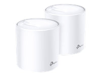 TP-LINK Deco X20 V2 - Sistema Wi-Fi - (2 enrutadores) - hasta 370 m² - malla 1GbE - Wi-Fi 6 - Doble banda