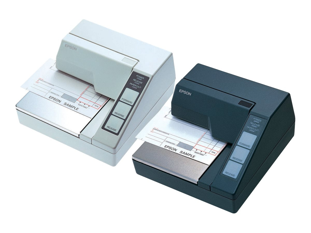 Epson TM U295P - Impresora de recibos - matriz de puntos - JIS B5 - 16,2 cpp - 7 espiga - hasta 2.1 líneas/segundo - paralelo - gris oscuro-3