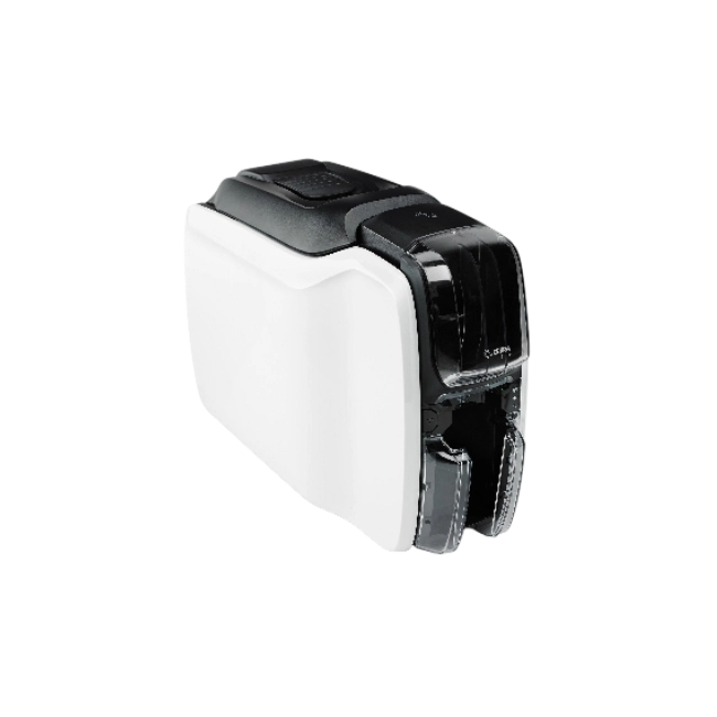 Zebra ZC100 - Impresora de tarjetas de plástico - color - transferencia térmica / sublimación de tinte - CR-80 Card (85.6 x 54 mm) - 300 ppp - hasta 700 tarjetas/hora (monocromo) / hasta 150 tarjetas/hora (color) - capacidad: 100 tarjetas - USB 2.0