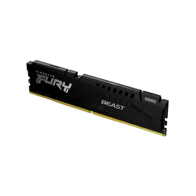 Kingston FURY Beast - DDR5 - módulo - 16 GB - DIMM de 288 contactos - 5600 MT/s / PC5-44800 - CL40 - 1.25 V - sin búfer - on-die ECC - negro