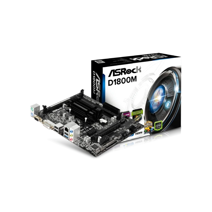 TARJETA MADRE ASROCK  J1800 D1800M MICRO ATX DDR3
