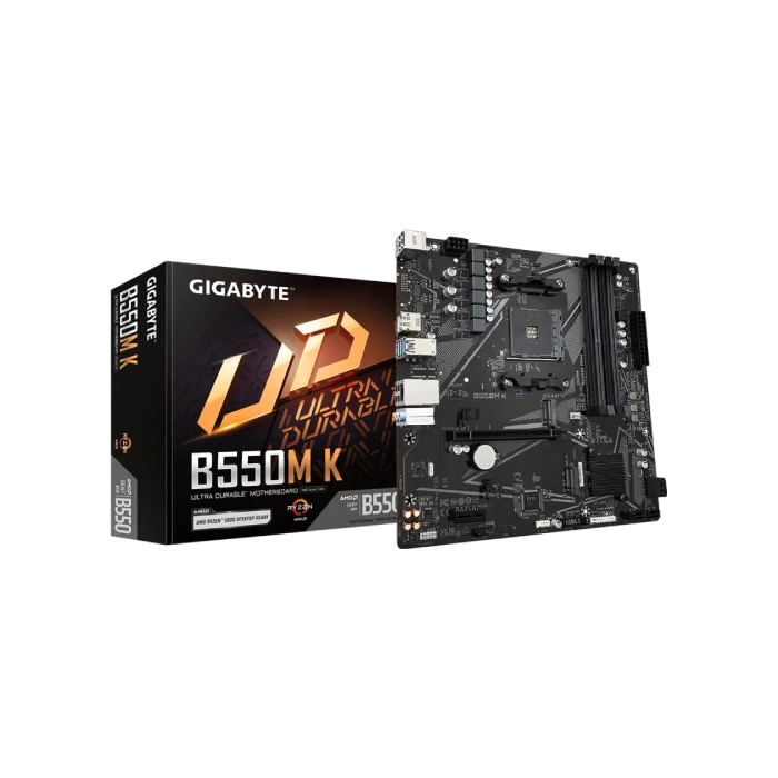 TARJETA MADRE GIGABYTE B550M K AM4 MICRO-ATX DDR4