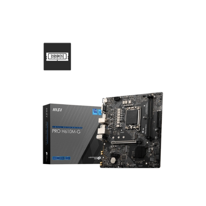 TARJETA MADRE MSI PRO H610M-G DDR5 LGA 1700 MATX DDR5 911-7D46-204-2