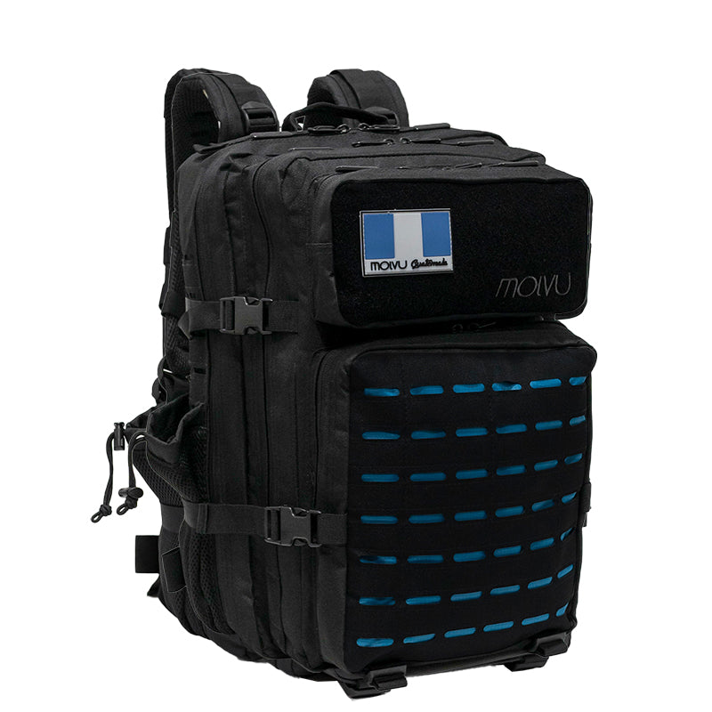 Mochila Roca Negro Azul-11