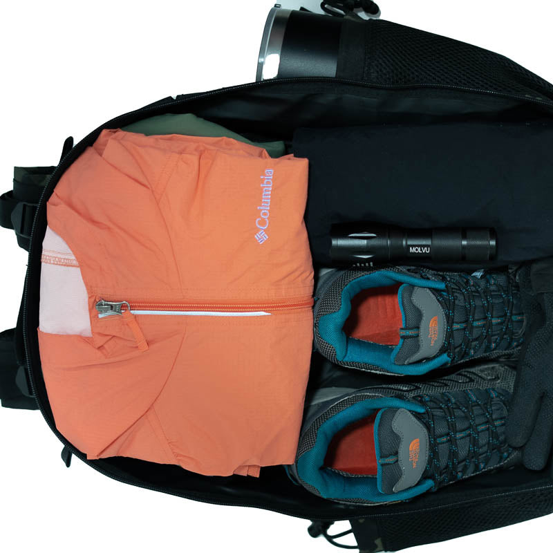 Mochila Roca Negro Azul-10