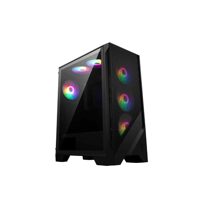 CASE RGB MSI MAG FORGE 120A AIRFLOW MID TOWER VENTILADORES 6 DE 120MM CON VIDRIO LATERAL Y MALLA FRONTAL 306-7G23A21-809