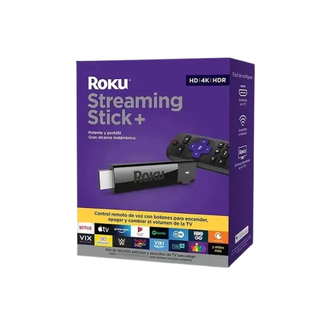 Roku Streaming Stick+ HD 4K HDR W Inalambrico+ Voz Remota 2019