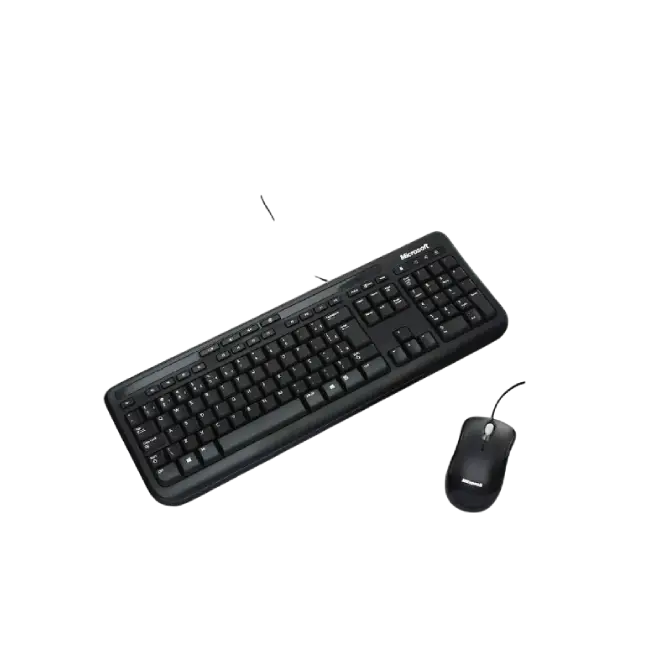 Combo de Teclado y Mouse Alambrico Desktop 600