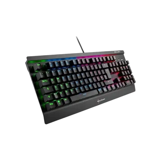 Teclado Sharkoon Skiller Mecanico SGK3 Rojo US 4044951019922-1