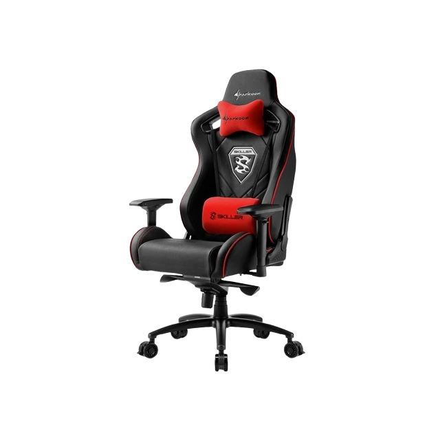 Silla Gaming Sharkoon Skiller SGS4 Color Negro con Rojo-1