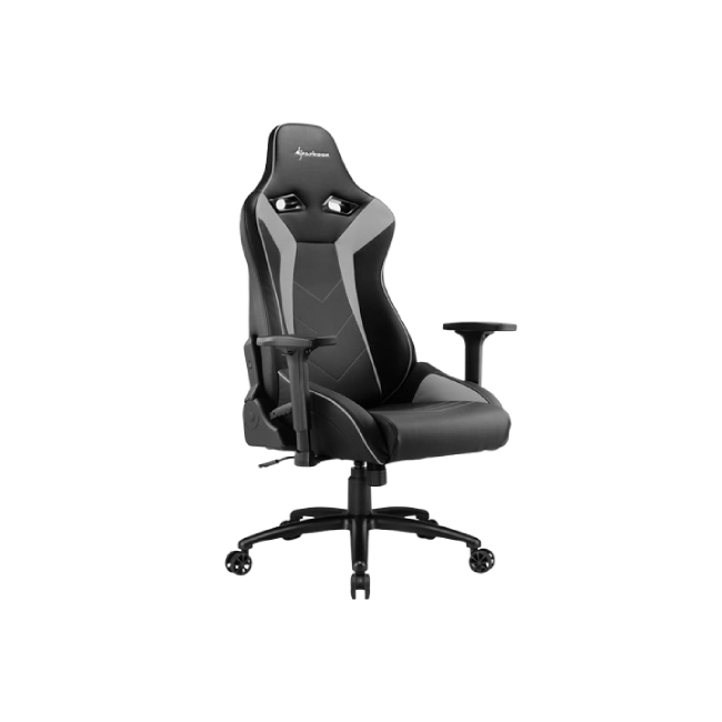 Silla Gamer Sharkoon Skiller Elbrus 3 Gaming Seat Color Negro con Gris 4044951027422