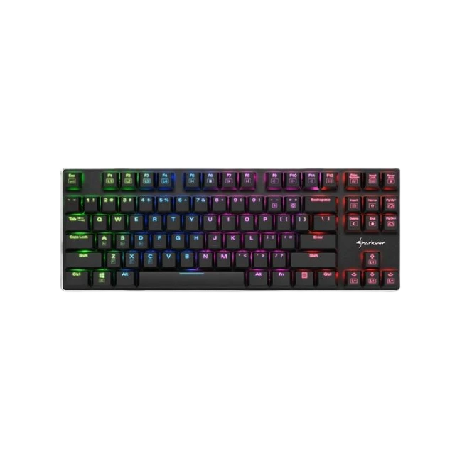Teclado Sharkoon USB Mecanico RGB Kailh Rojo Español 4044951033515
