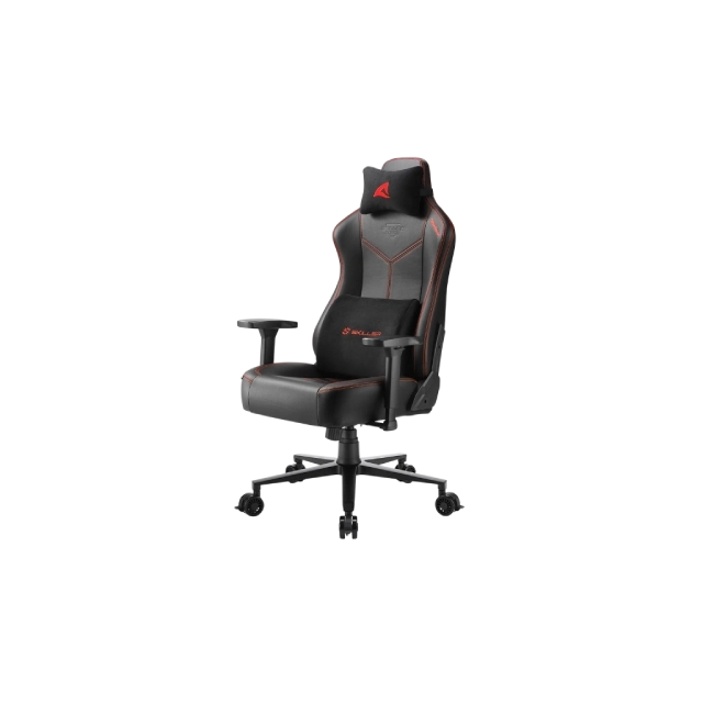 Silla Gamer Sharkoon SGS30 Color Negro con Rojo 4044951034796