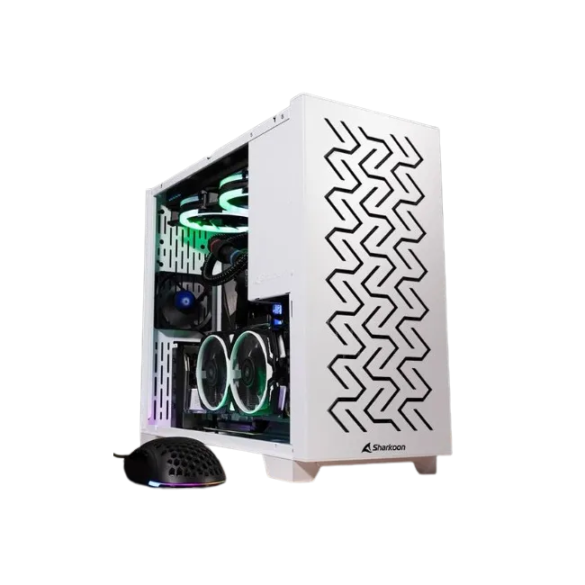 Case Sharkoon MS-Z1000 WH Matx Blanco 4044951035106