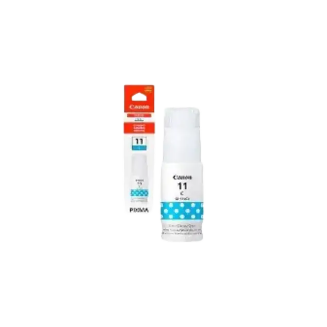 Botella de Tinta Canon GI-11 70ml Color Cian