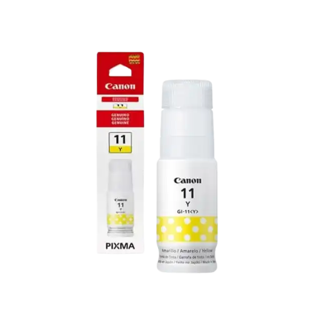 Botella de Tinta Canon GI-11 70 ml Color Amarillo