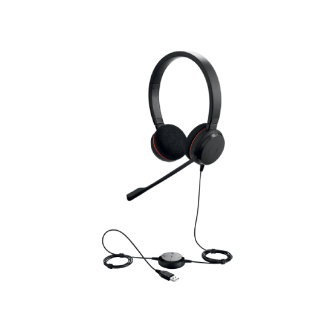 HEADSET JABRA EVOLVE 20 STEREO UC C/A