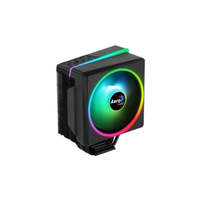 Enfriamiento de Aire Aerocool Cylon ACTC-CL30420.14  4F ARGB PWM 4P LGA1700/AM5 1x120mm PWM Para CPU Color Negro