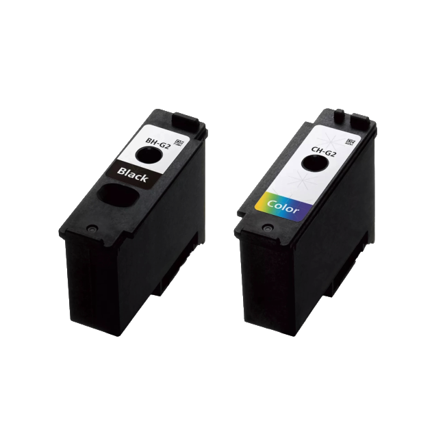 Kit Cabezales Para Impresora Canon 6161C007AA Color Negro BH-G2 y Color CH-G2