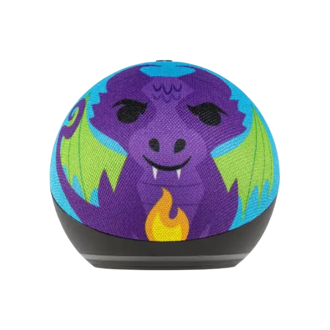 Bocina Amazon Echo Dot Kids 5ta Generación Modelo 2022 Modelo Dragon