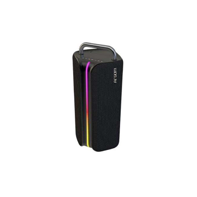 Bocina Argom ARG-SP-3366BK Ambience 66 BT 22W RMS con Luces RGB Funcion TWS Color Negro