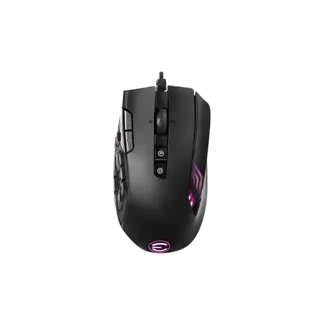 Mouse EVGA Gamer USB X15 MMO 904-W1-15Bk-KR