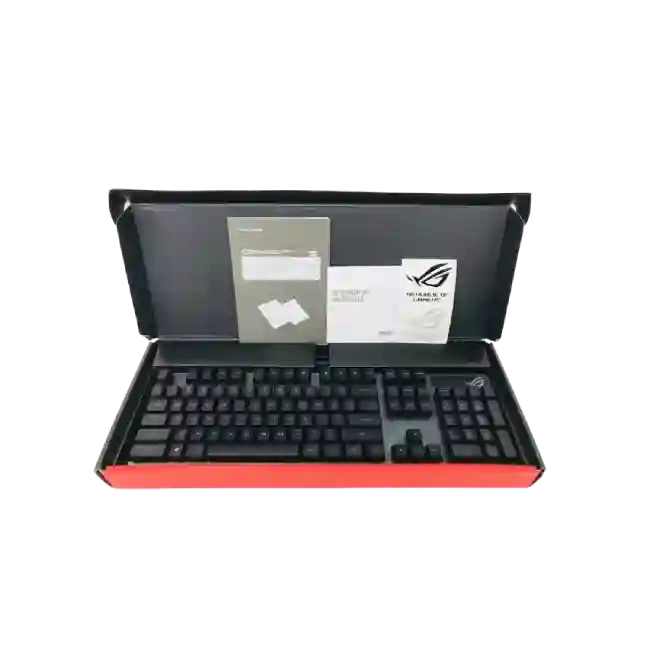 TECLADO GAMING ASUS X802 STRIX SCOPE TKL COLOR ROJO