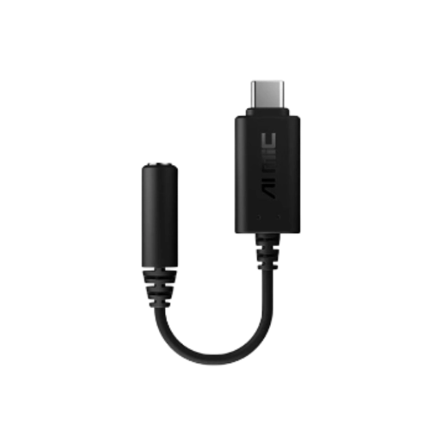 Adaptdor Asus 90YH02L1-B2UA00 AI Cancelacion de Ruido Adaptador de Mic USB-C a 3.5mm