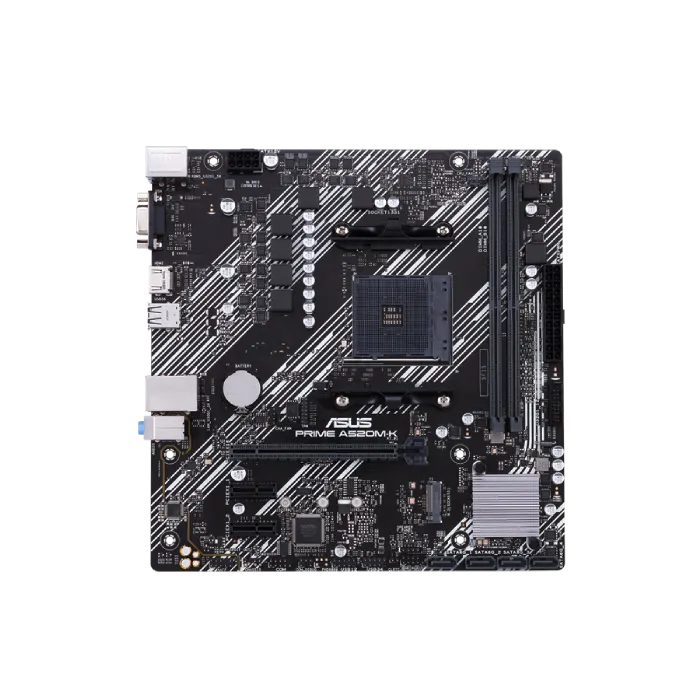 Motherboard Asus A520M-K 90MB1500-M0EAY0 AM4 2 DDR4 M.2 PCIe USB 3.2 7.1 CH Audio