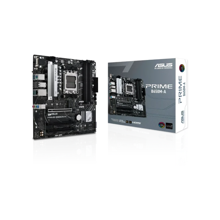 Tarjeta Madre Asus Prime B650EM-A AM5 Micro ATX DDR5 90MB1LP0-M0EAY0 Color Negro