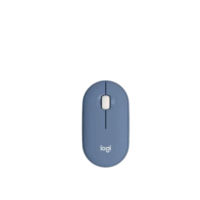 Mouse Logitech M350 Pebble Inalambrico Color Gris Azulado-2
