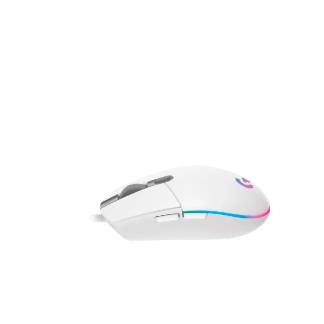MOUSE GAMING LOGITECH G203 LIGHTSYNC 8000 DPI COLOR BLANCO