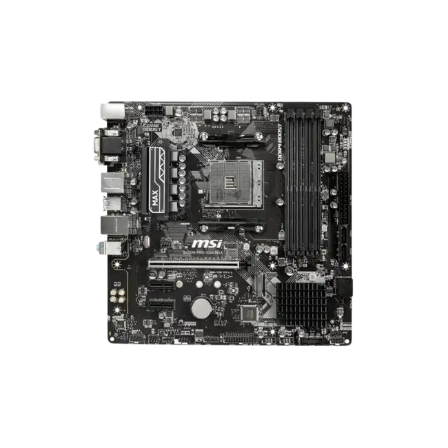 Tarjeta Madre MSI B450M PRO-VDH Max 911-7A38-063 AMD PCI Express 3.0 DDR4