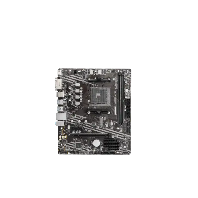 Tarjeta Madre MSI A520M-A Pro 911-7C96-031 AMD PCI Express 3.0 NVMe SSD Ready Soporta 4K-2