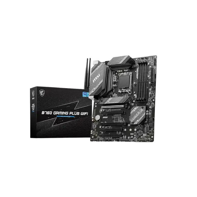 Tarjeta Madre MSI B760 Gaming Plus WiFi DDR5 LGA 1700 Soporta 4K 911-7D98-007