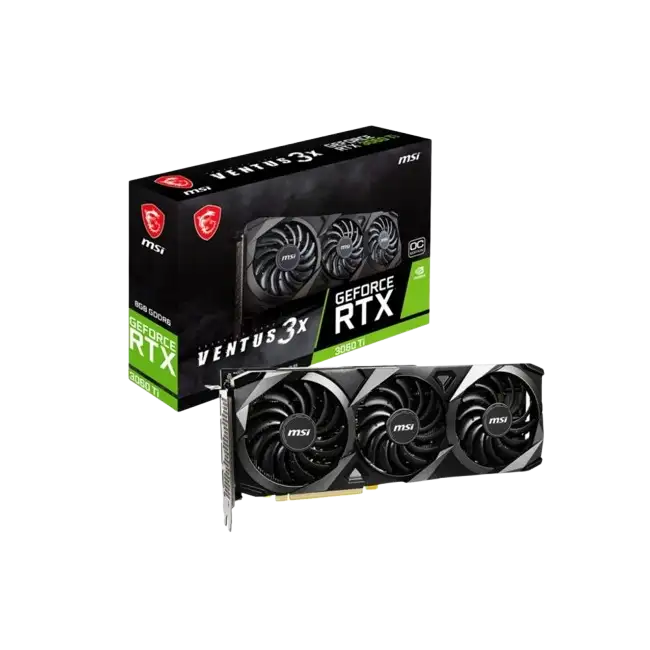Tarjeta de Video MSI RTX 3060 Ti Gaming X 8G LHR GPU-G306TGX8L-824142259276